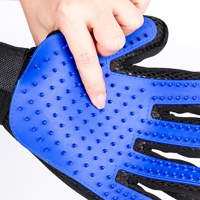 Gant de toilettage pour animaux - massage et démêlage